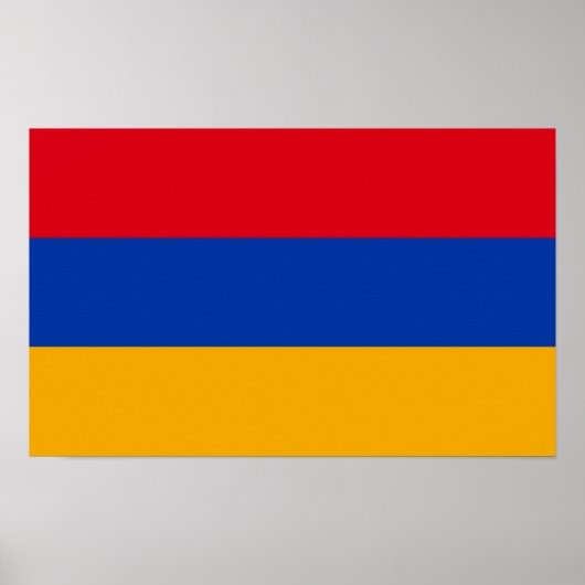 Poster Drapeau arménien patriotique (Devant)