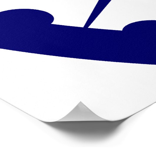 Poster Drapeau Ashoka Chakra, Inde (Coin)