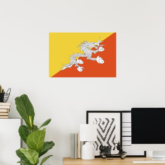 Poster Drapeau au butane (Bureau à domicile)