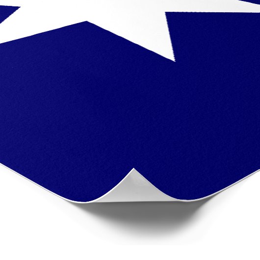 Poster Drapeau Australie (Coin)