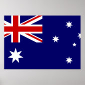 Poster Drapeau Australie (Devant)