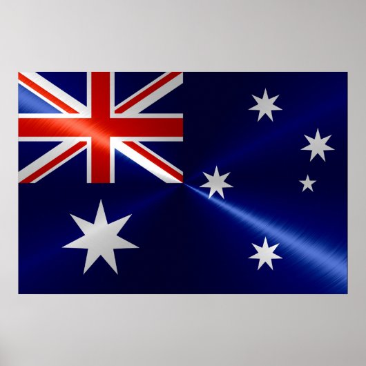 Poster Drapeau Australie (Devant)