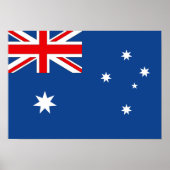 Poster Drapeau Australie (Devant)