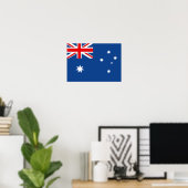 Poster Drapeau Australie (Bureau à domicile)