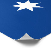 Poster Drapeau Australie (Coin)