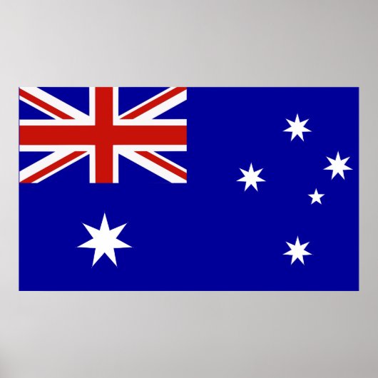 Poster Drapeau australien (Devant)