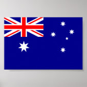 Poster Drapeau australien (Devant)