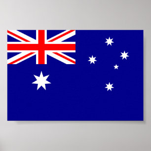 Poster Drapeau australien