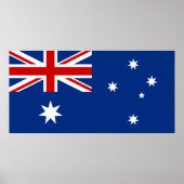 Poster Drapeau australien (Devant)