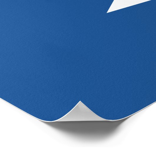 Poster Drapeau australien (Coin)