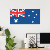 Poster Drapeau australien (Bureau à domicile)