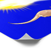 Poster Drapeau australien (Coin)