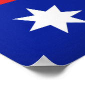 Poster Drapeau australien (Coin)