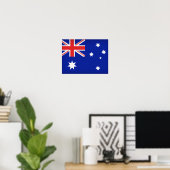 Poster Drapeau australien (Bureau à domicile)