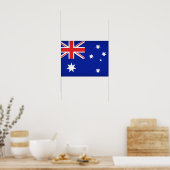 Poster Drapeau australien (Cuisine)