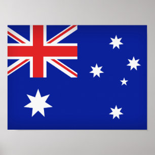 Poster Drapeau australien