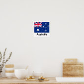 Poster Drapeau australien (Cuisine)
