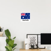Poster Drapeau australien (Bureau à domicile)