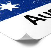 Poster Drapeau australien (Coin)