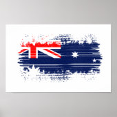 Poster Drapeau australien (Devant)