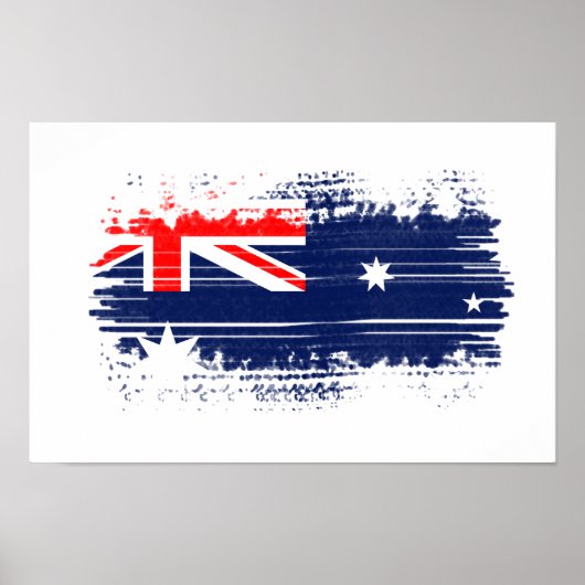 Poster Drapeau australien (Devant)