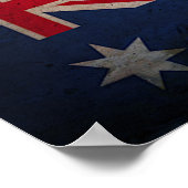 Poster - drapeau australien Vintage (Coin)