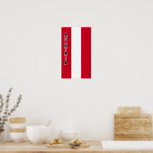 Poster Drapeau Autriche (Cuisine)