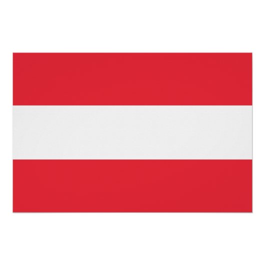 Poster Drapeau Autrichien Patriotique (Devant)