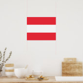 Poster Drapeau Autrichien Patriotique (Cuisine)