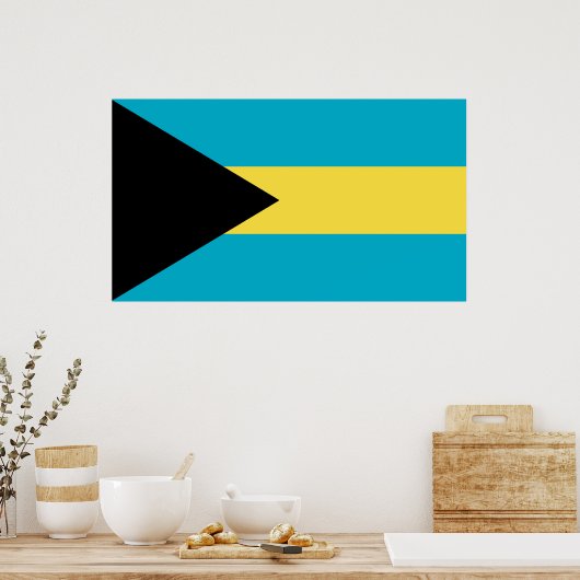 Poster Drapeau bahaméen (Cuisine)
