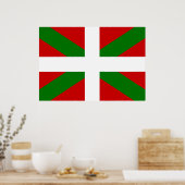 Poster Drapeau basque (Cuisine)