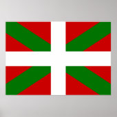 Poster Drapeau basque (Devant)