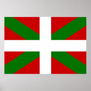 Poster Drapeau basque