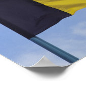 Poster Drapeau belge RF) (Coin)