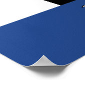 Poster Drapeau Benelux (Coin)