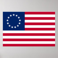 Drapeau Betsy Ross Drapeau Vintage américain Drape