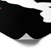 Poster Drapeau Bigfoot Usa (Coin)
