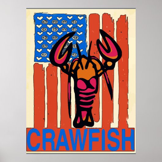 Poster Drapeau blanc rouge (Devant)