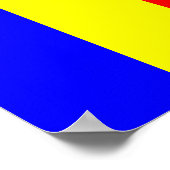 Poster Drapeau bouddhiste (Coin)
