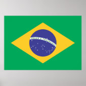 Poster Drapeau Brasil (Devant)
