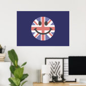 Poster Drapeau britannique (Bureau à domicile)