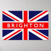 Poster Drapeau britannique de Brighton (Devant)