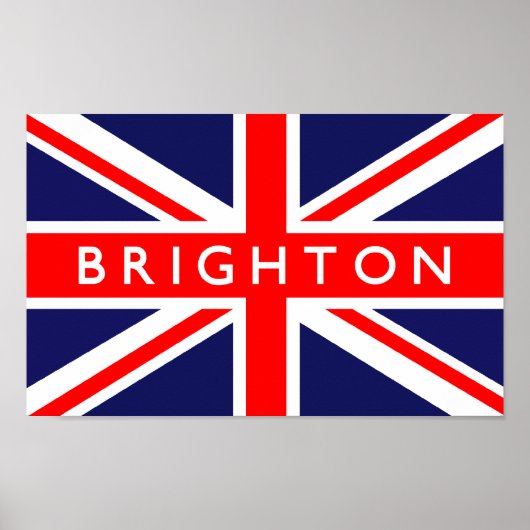 Poster Drapeau britannique de Brighton (Devant)