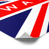 Poster Drapeau britannique de Watford (Coin)