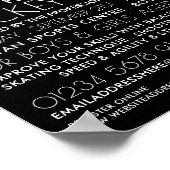 Poster Drapeau britannique, Joueur de hockey, Publicité d (Coin)