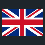 Poster Drapeau britannique Royal Union Jack<br><div class="desc">Le drapeau Union Jack ou Union est le drapeau national du Royaume-Uni Royaume-Uni. Le drapeau a également un statut officiel ou semi-officiel dans d'autres royaumes du Commonwealth; par exemple, il est, par résolution parlementaire, un drapeau officiel au Canada, connu sous le nom de drapeau de l'Union royale. De plus, il...</div>