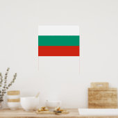 Poster Drapeau Bulgare Patriotique (Cuisine)