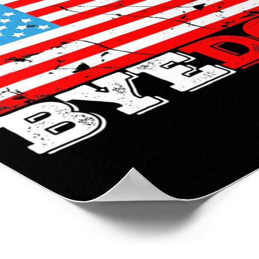 Poster Drapeau Byedon 2020 - Bye Don Hey Joe Biden Suppor (Coin)