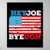 Poster Drapeau Byedon 2020 - Bye Don Hey Joe Biden Suppor (Devant)