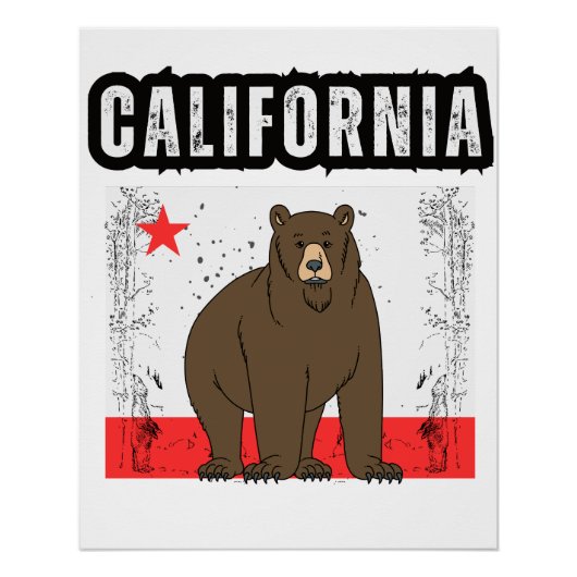 Poster Drapeau Cali Socle Norcal Cencal (Devant)